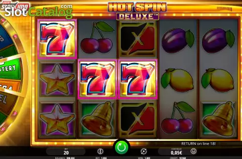 Οθόνη3. Pamestoixima Hot Spin Deluxe Κουλοχέρης