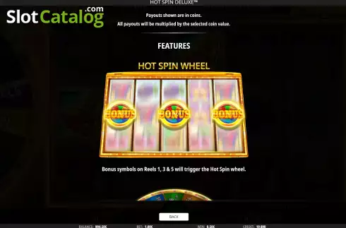 Οθόνη6. Pamestoixima Hot Spin Deluxe Κουλοχέρης