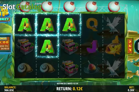 Οθόνη4. Hook ‘Em Up Frenzy Κουλοχέρης
