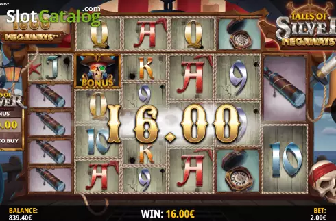 Οθόνη5. Tales of Silver Megaways Κουλοχέρης