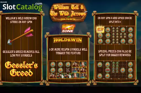Οθόνη2. William Tell and The Wild Arrows Hold and Win Κουλοχέρης 