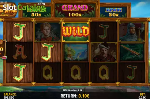 Οθόνη4. William Tell and The Wild Arrows Hold and Win Κουλοχέρης 