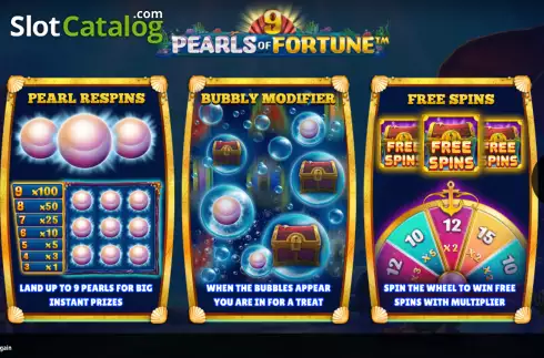 Οθόνη2. 9 Pearls of Fortune Κουλοχέρης