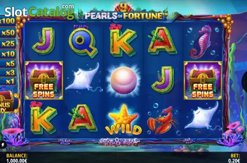 Οθόνη3. 9 Pearls of Fortune Κουλοχέρης