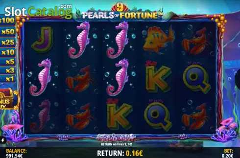 Οθόνη4. 9 Pearls of Fortune Κουλοχέρης