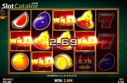 Οθόνη5. Reel Crown Hold and Win Κουλοχέρης