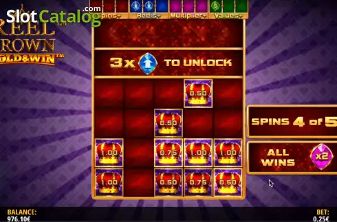 Οθόνη9. Reel Crown Hold and Win Κουλοχέρης