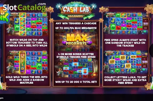 Οθόνη2. Cash Lab Megaways Κουλοχέρης