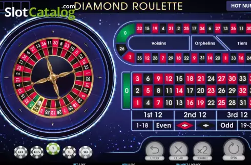 Οθόνη2. Diamond Roulette (iSoftBet) Κουλοχέρης