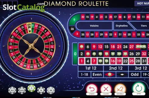 Οθόνη4. Diamond Roulette (iSoftBet) Κουλοχέρης