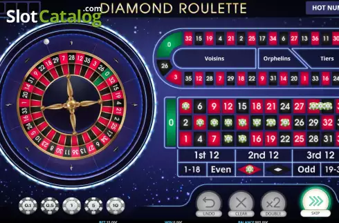 Οθόνη5. Diamond Roulette (iSoftBet) Κουλοχέρης