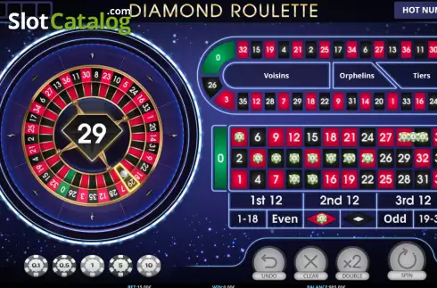 Οθόνη6. Diamond Roulette (iSoftBet) Κουλοχέρης