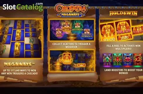 Οθόνη2. Cleopatra Megaways Κουλοχέρης