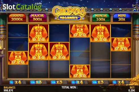 Οθόνη8. Cleopatra Megaways Κουλοχέρης