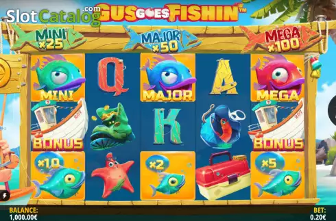 Οθόνη3. Gus Goes Fishin’ Κουλοχέρης
