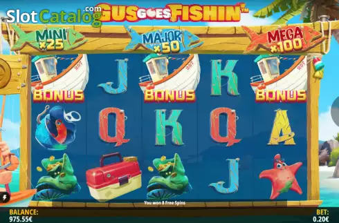 Οθόνη4. Gus Goes Fishin’ Κουλοχέρης
