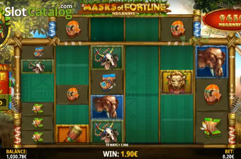 Οθόνη4. Masks of Fortune Megaways Κουλοχέρης