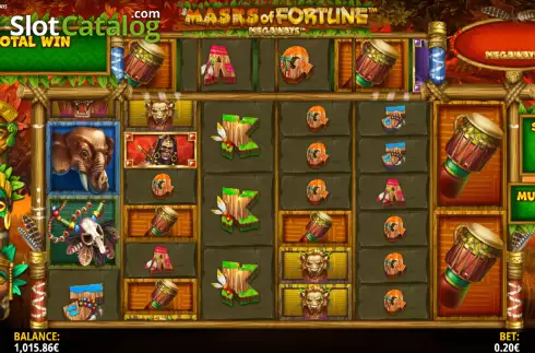 Οθόνη7. Masks of Fortune Megaways Κουλοχέρης