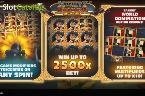 Οθόνη2. Mighty Empire Hold & Win Κουλοχέρης