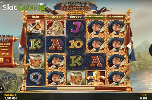 Οθόνη3. Mighty Empire Hold & Win Κουλοχέρης
