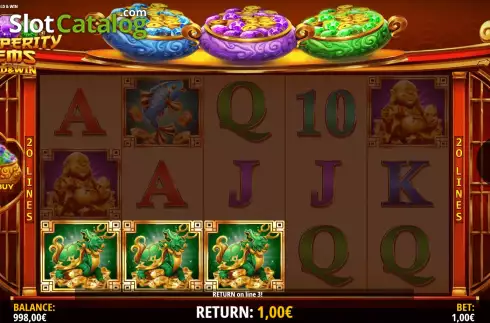 Οθόνη3. Prosperity Gems: Hold & Win Κουλοχέρης