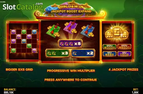 Οθόνη7. Prosperity Gems: Hold & Win Κουλοχέρης