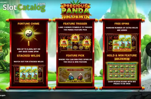 Οθόνη2. Precious Panda: Hold & Win Κουλοχέρης