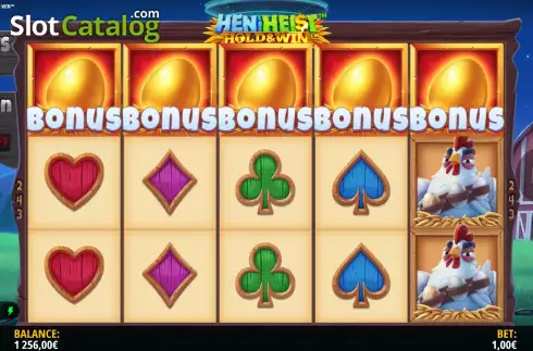 Οθόνη9. Hen Heist Hold & Win Κουλοχέρης
