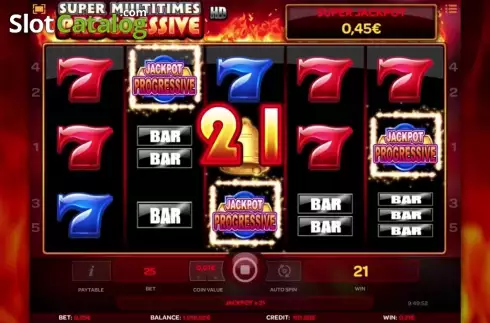Οθόνη 2. Super Multitimes Progressive HD Κουλοχέρης