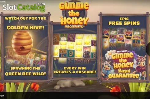 Οθόνη2. Gimme the Honey Megaways Κουλοχέρης