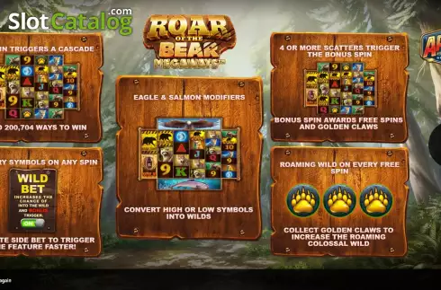 Οθόνη2. Roar of the Bear Megaways Κουλοχέρης