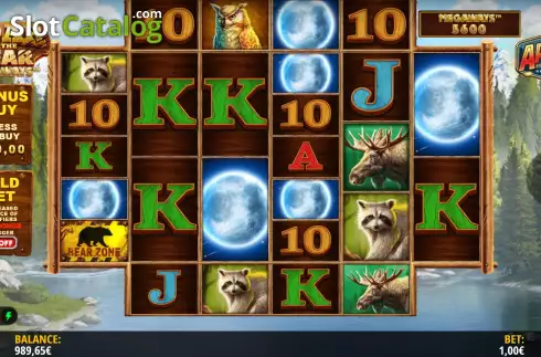 Οθόνη5. Roar of the Bear Megaways Κουλοχέρης