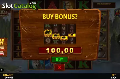 Οθόνη9. Roar of the Bear Megaways Κουλοχέρης