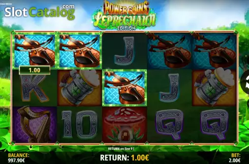 Οθόνη3. Power Coins Leprechaun Edition Κουλοχέρης