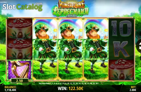 Οθόνη5. Power Coins Leprechaun Edition Κουλοχέρης