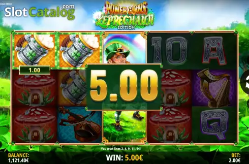 Οθόνη4. Power Coins Leprechaun Edition Κουλοχέρης