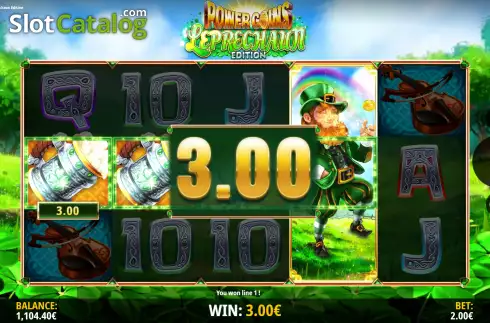Οθόνη6. Power Coins Leprechaun Edition Κουλοχέρης