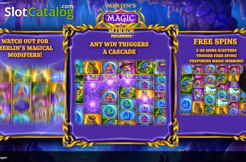 Οθόνη2. Merlin’s Magic Mirror Megaways Κουλοχέρης 