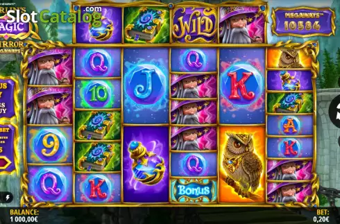 Οθόνη3. Merlin’s Magic Mirror Megaways Κουλοχέρης 