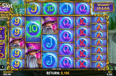 Οθόνη4. Merlin’s Magic Mirror Megaways Κουλοχέρης 
