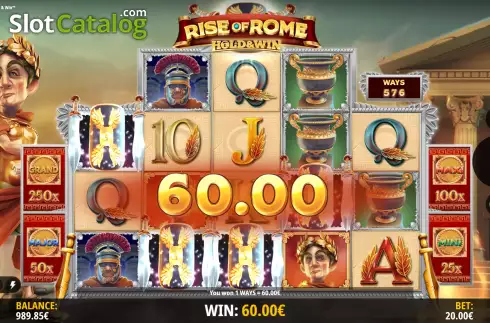 Οθόνη6. Rise of Rome Hold & Win Κουλοχέρης
