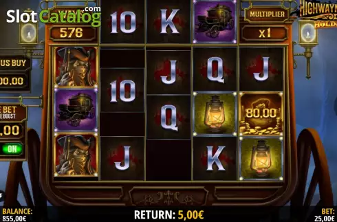 Οθόνη3. Highwayman Gold Κουλοχέρης 