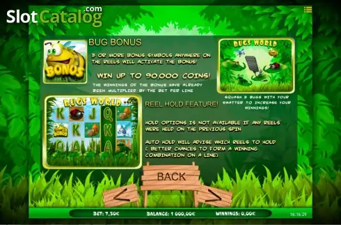 Οθόνη2. Bug's World Κουλοχέρης