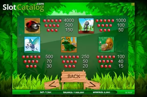Οθόνη4. Bug's World Κουλοχέρης