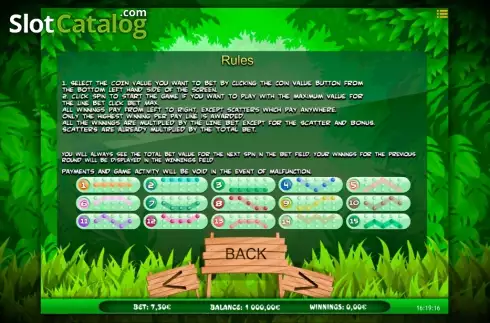 Οθόνη6. Bug's World Κουλοχέρης