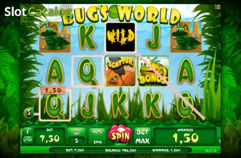 Οθόνη8. Bug's World Κουλοχέρης