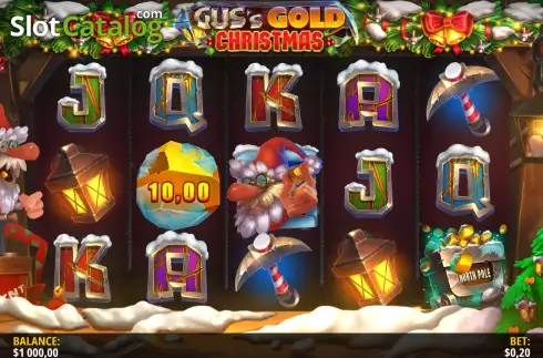 Οθόνη2. Gus's Gold Christmas Κουλοχέρης 