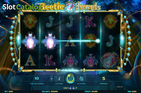 Οθόνη 4. Beetle Jewels Κουλοχέρης