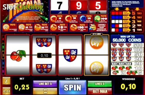 Οθόνη 2. Super Tricolor Κουλοχέρης 