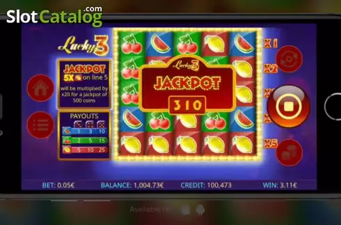 Οθόνη 6. Lucky3 Κουλοχέρης